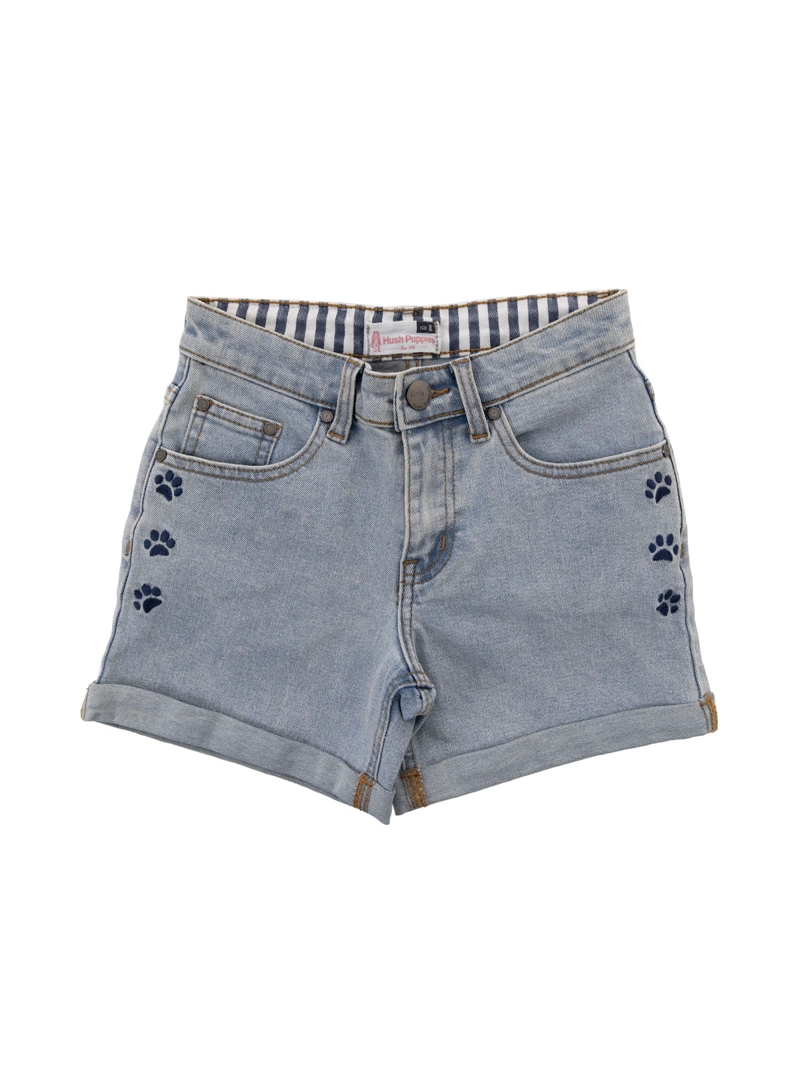 SHORT NIÑA MALE DENIM CLARO HUSH PUPPIES KIDS - 1
