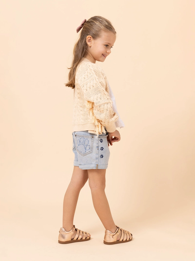 SHORT NIÑA MALE DENIM CLARO HUSH PUPPIES KIDS - 4