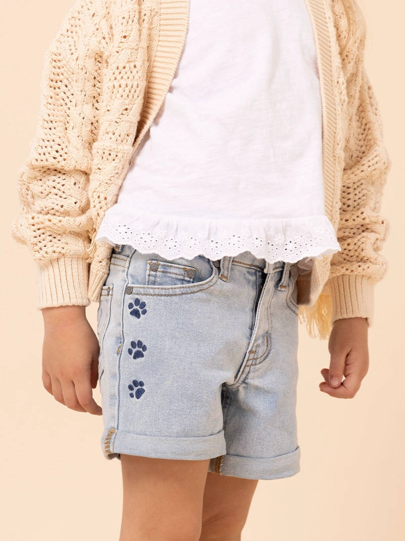 SHORT NIÑA MALE DENIM CLARO HUSH PUPPIES KIDS - 5