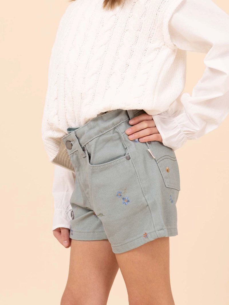 SHORT NIÑA JENNE VERDE HUSH PUPPIES KIDS - 4