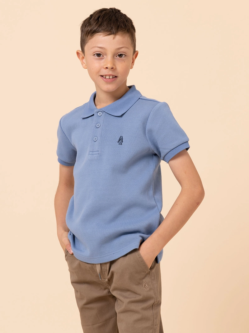 POLERA NIÑO UNKEL CELESTE HUSH PUPPIES KIDS - 2