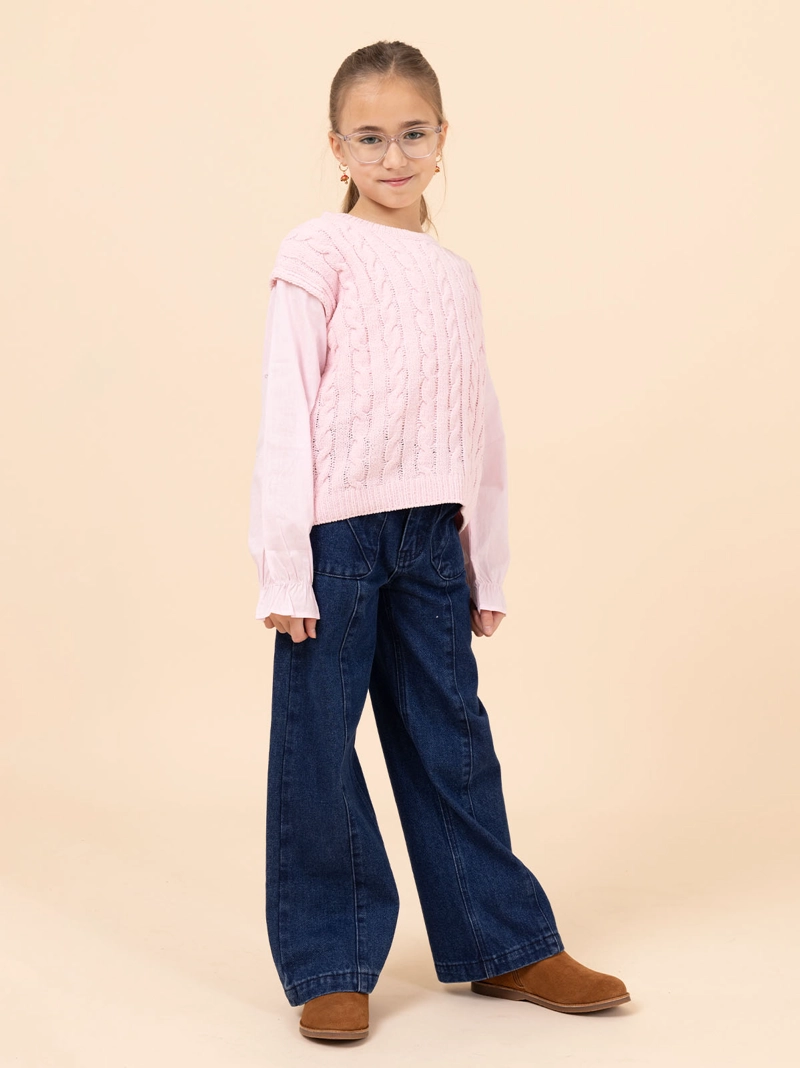 CHALECO NIÑA FIORE ROSADO HUSH PUPPIES KIDS - 2