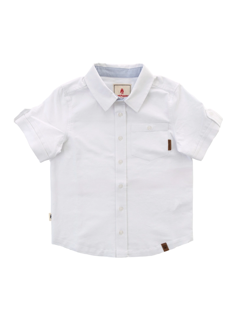 CAMISA NIÑO COBURGO BLANCO HUSH PUPPIES KIDS - 1