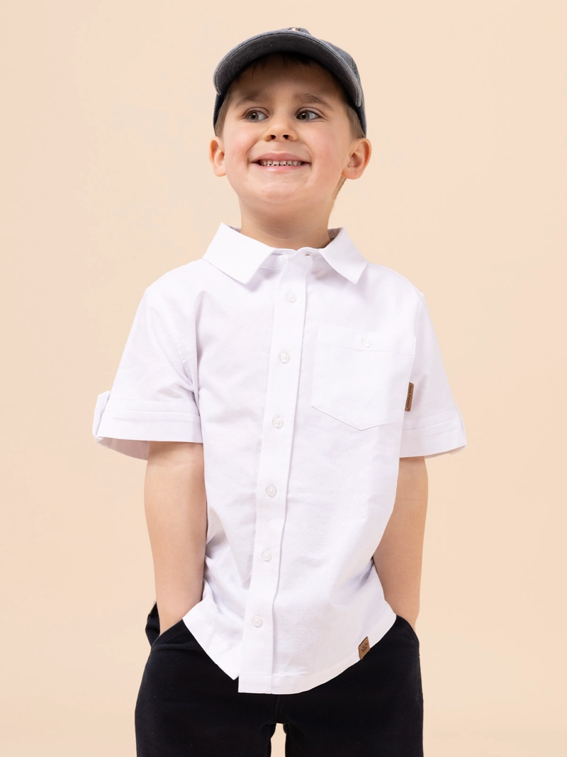 CAMISA NIÑO COBURGO BLANCO HUSH PUPPIES KIDS - 2