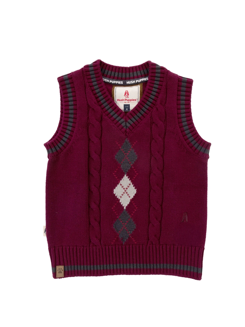 CHALECO NIÑO PHILLIP BURDEO HUSH PUPPIES KIDS - 1