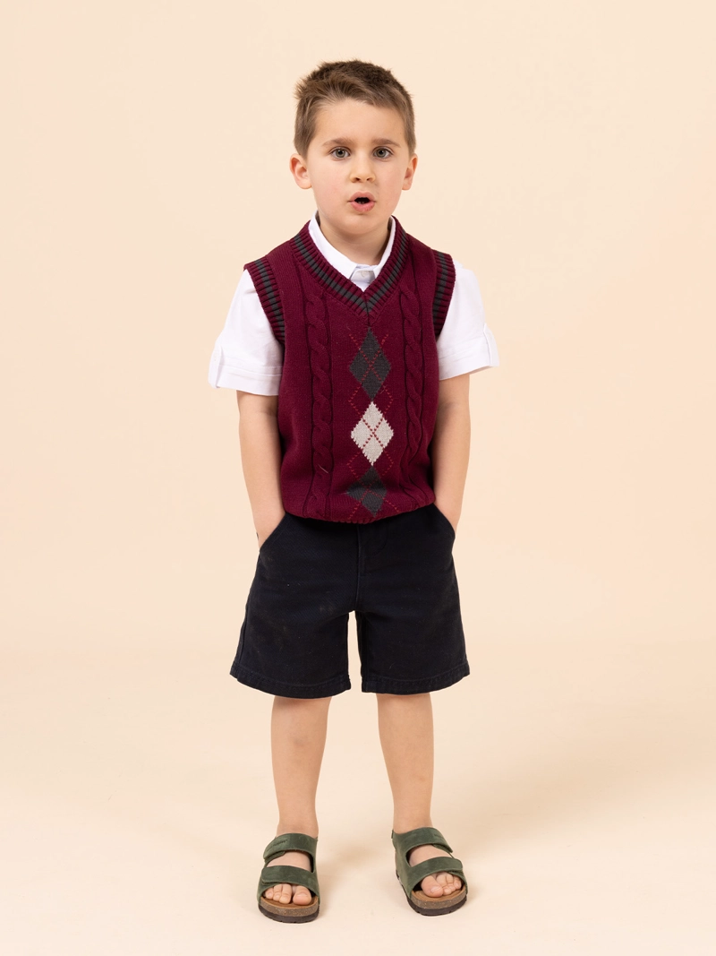 CHALECO NIÑO PHILLIP BURDEO HUSH PUPPIES KIDS - 4