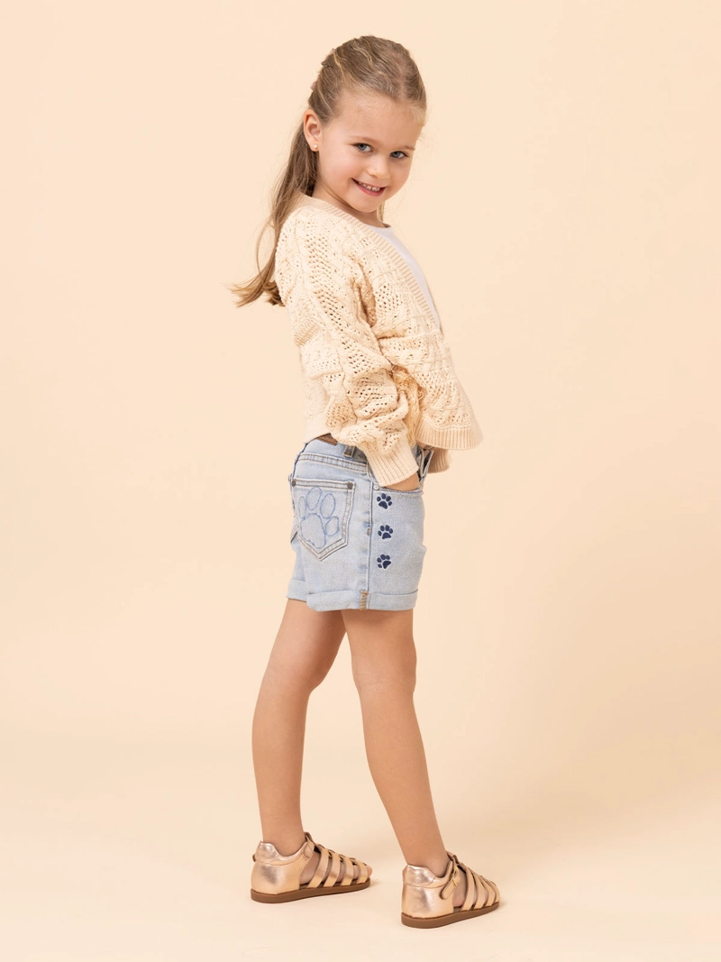 CHALECO NIÑA FLORENCIA BEIGE HUSH PUPPIES KIDS - 5