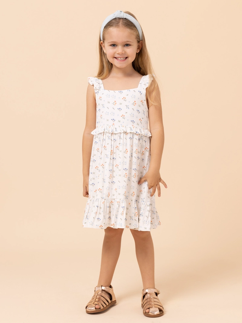 VESTIDO NIÑA AMELIA BLANCO HUSH PUPPIES KIDS - 2