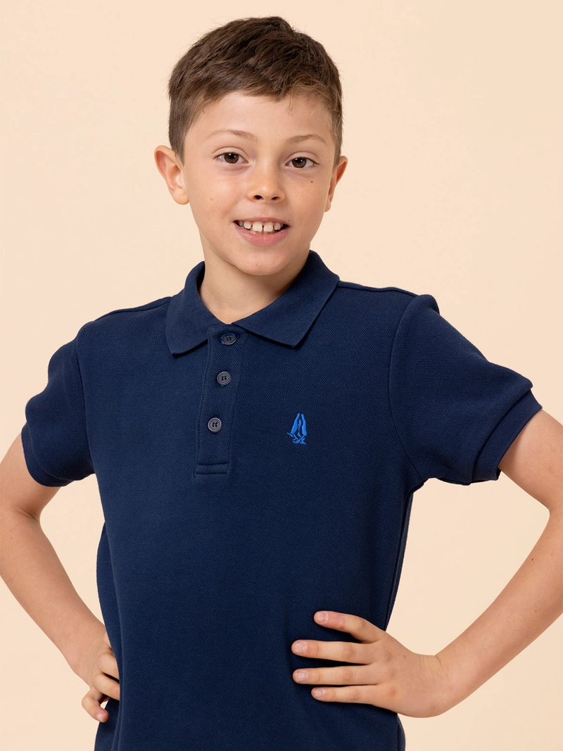 POLERA NIÑO UNKEL AZUL MARINO HUSH PUPPIES KIDS - 5