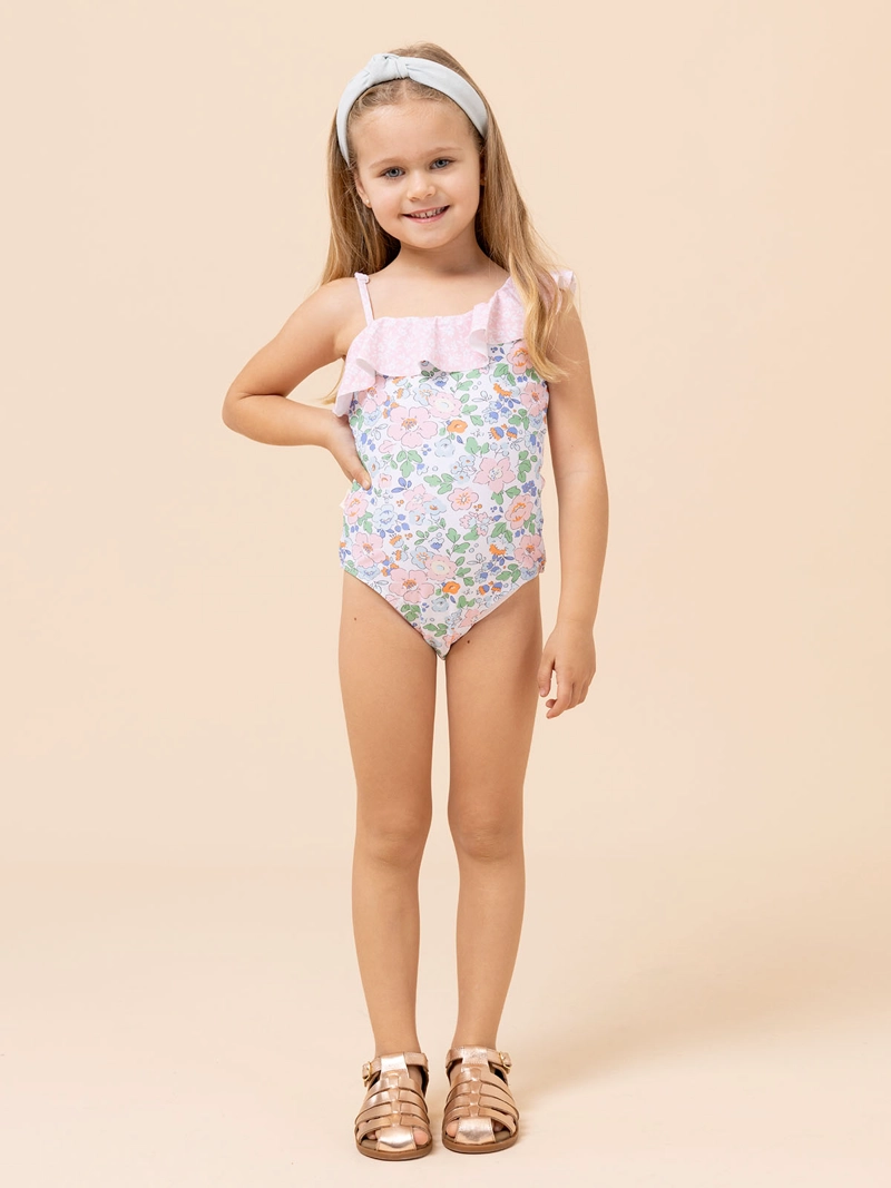 TRAJE DE BAÑO NIÑA VITTORIA ROSADO HUSH PUPPIES KIDS - 2