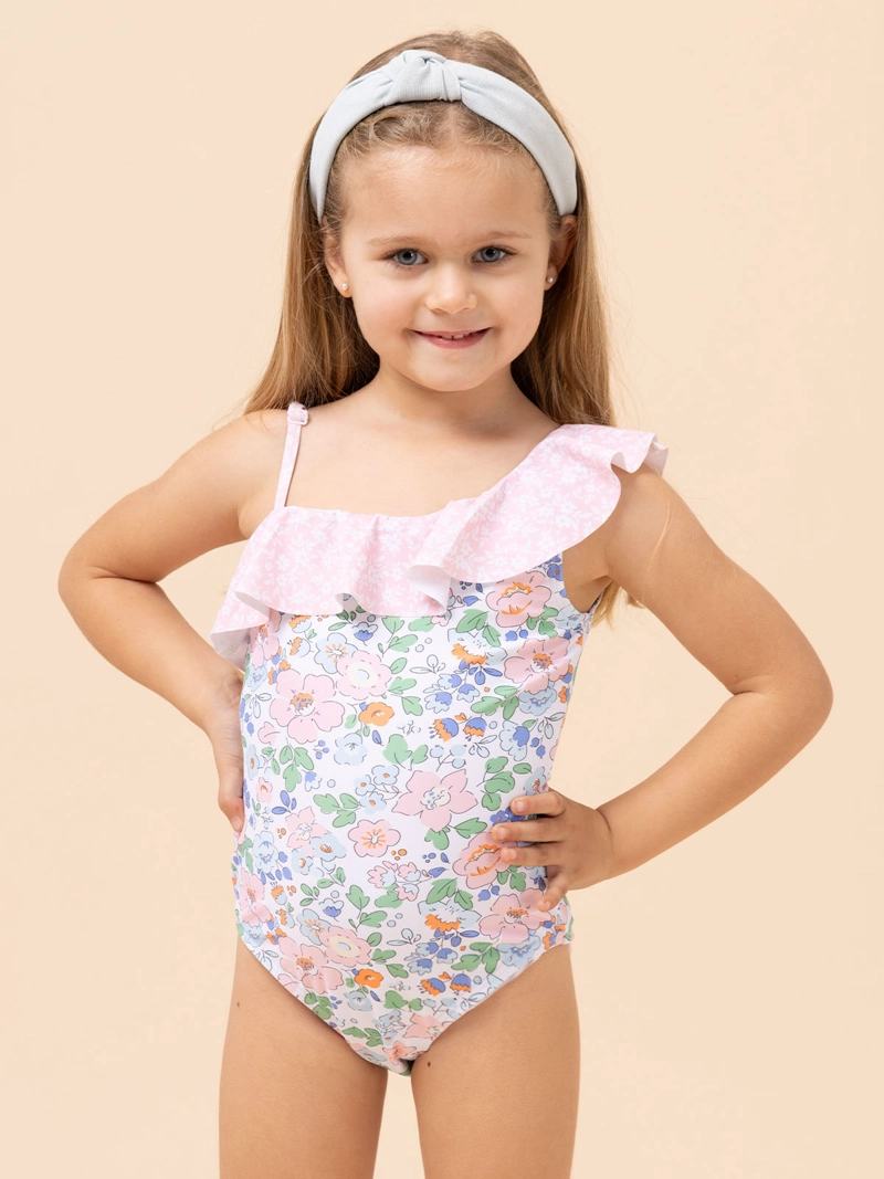 TRAJE DE BAÑO NIÑA VITTORIA ROSADO HUSH PUPPIES KIDS - 4