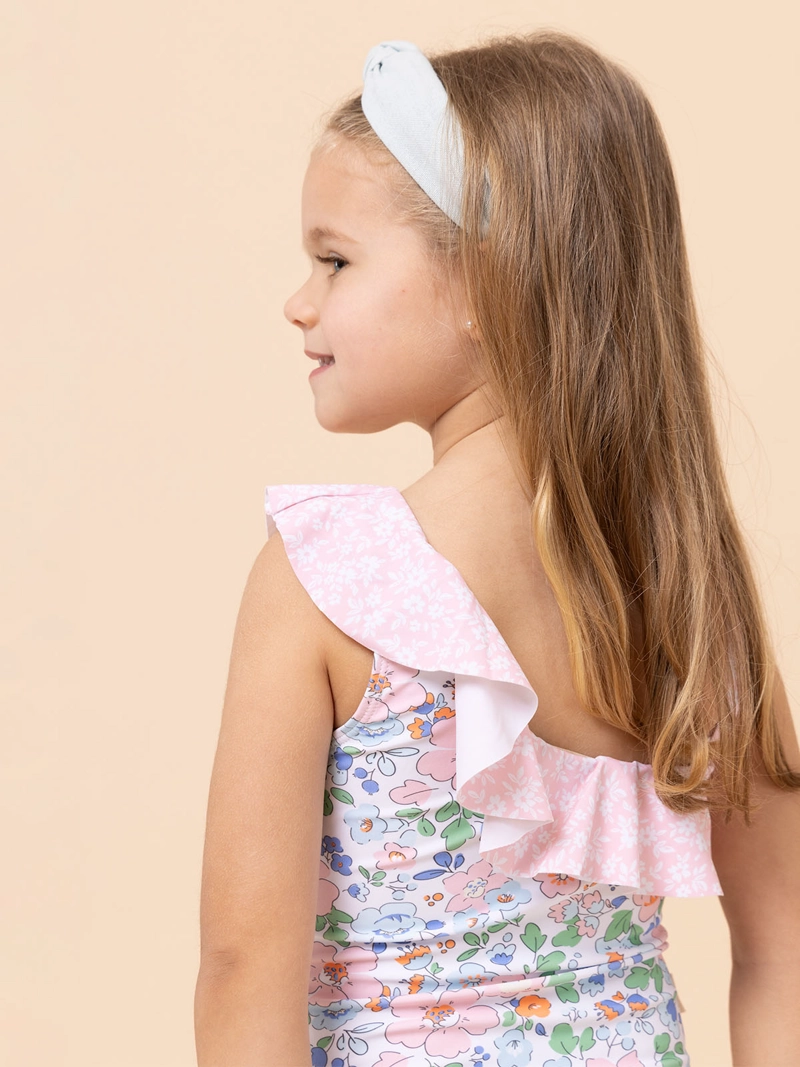 TRAJE DE BAÑO NIÑA VITTORIA ROSADO HUSH PUPPIES KIDS - 5