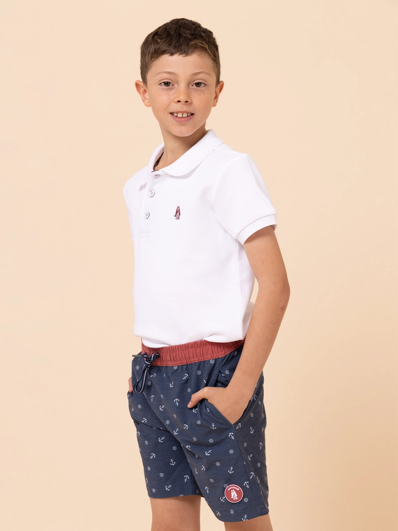 TRAJE DE BAÑO NIÑO LOBAU AZUL HUSH PUPPIES KIDS - 2