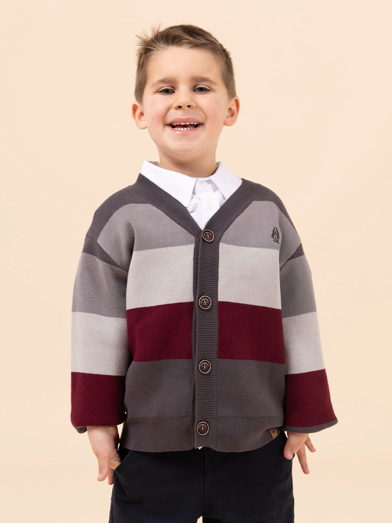 CHALECO NIÑO CANTEMBURY GRIS HUSH PUPPIES KIDS - 4
