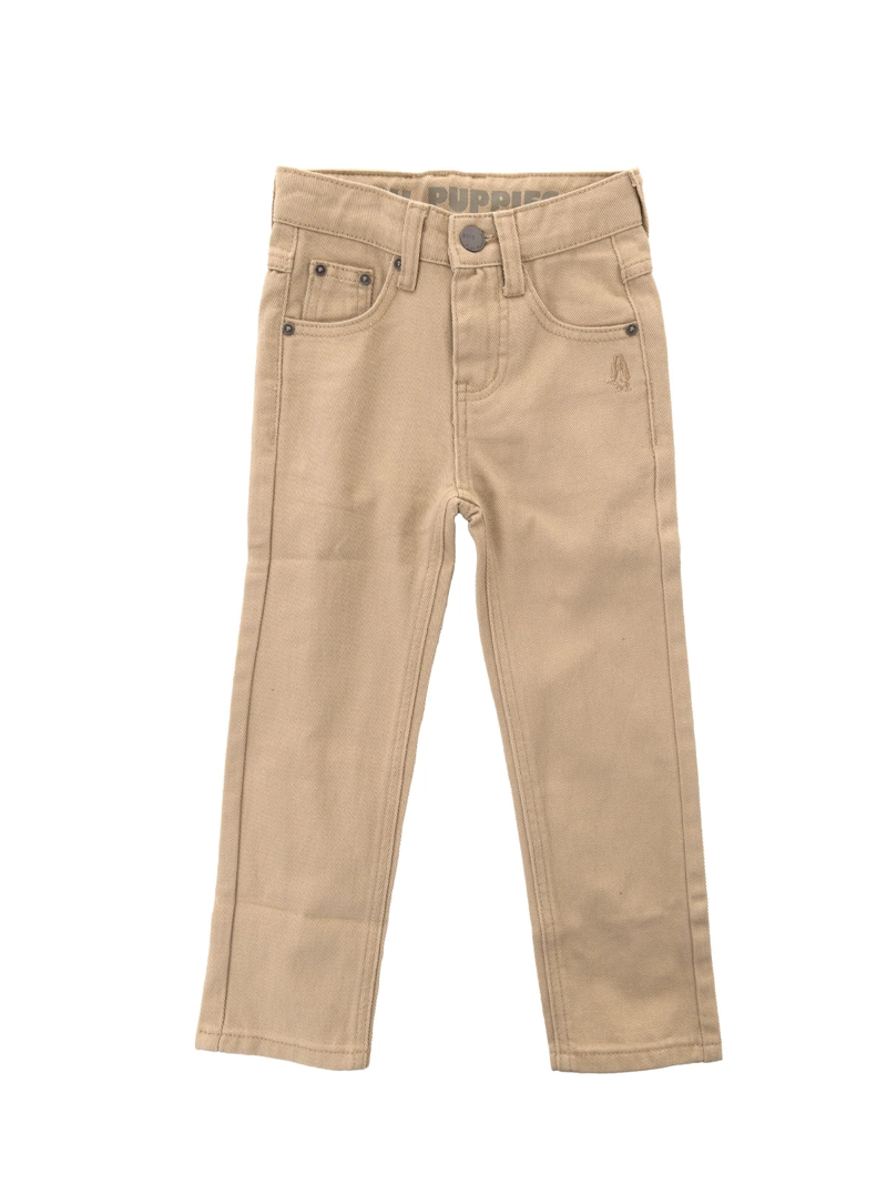 PANTALON NIÑO CLASICO BEIGE HUSH PUPPIES KIDS - 1