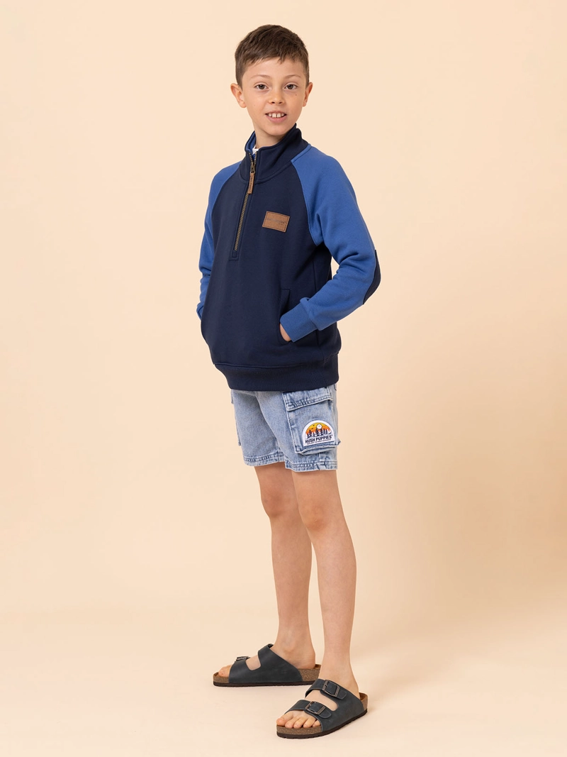 SHORT NIÑO HEMER DENIM CLARO HUSH PUPPIES KIDS - 4