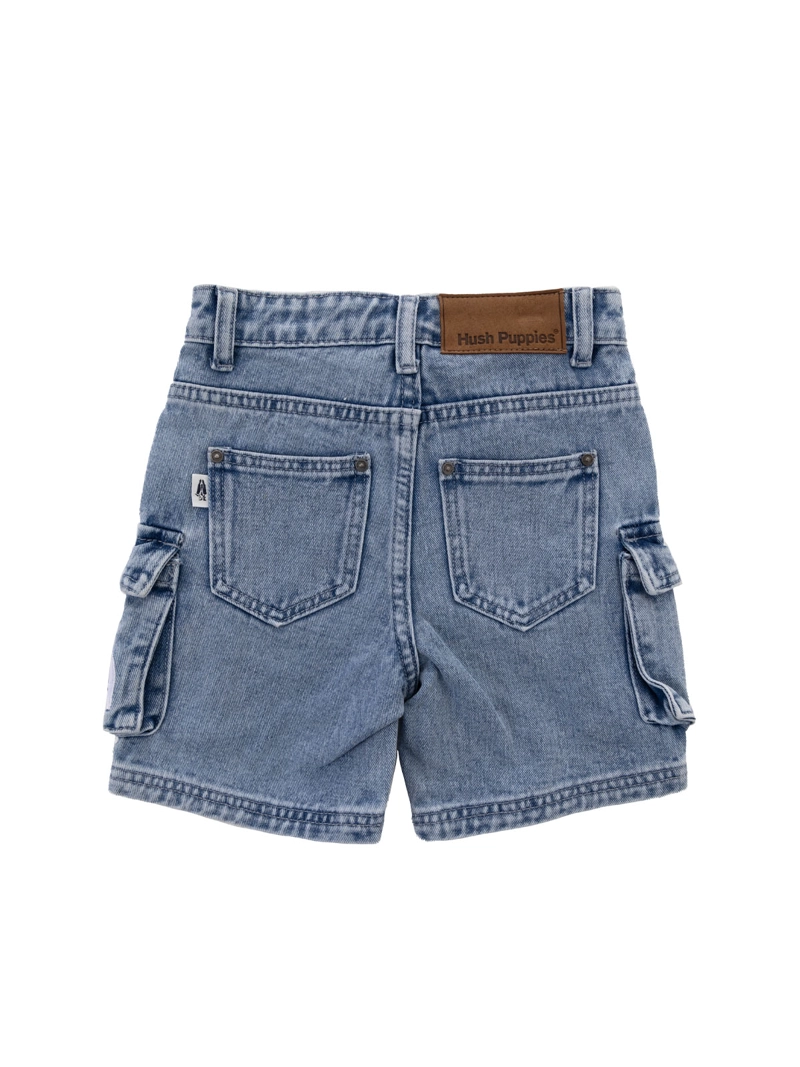 SHORT NIÑO HEMER DENIM CLARO HUSH PUPPIES KIDS - 7