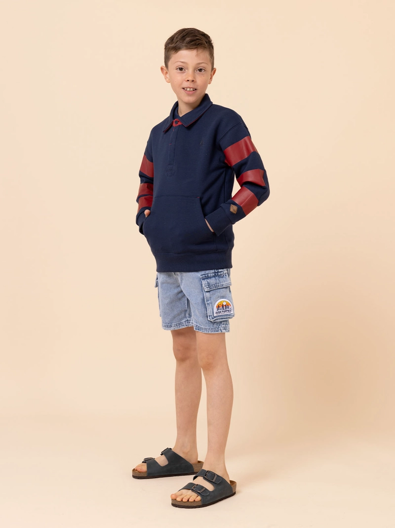 POLERON NIÑO FRECHEN AZUL HUSH PUPPIES KIDS - 2