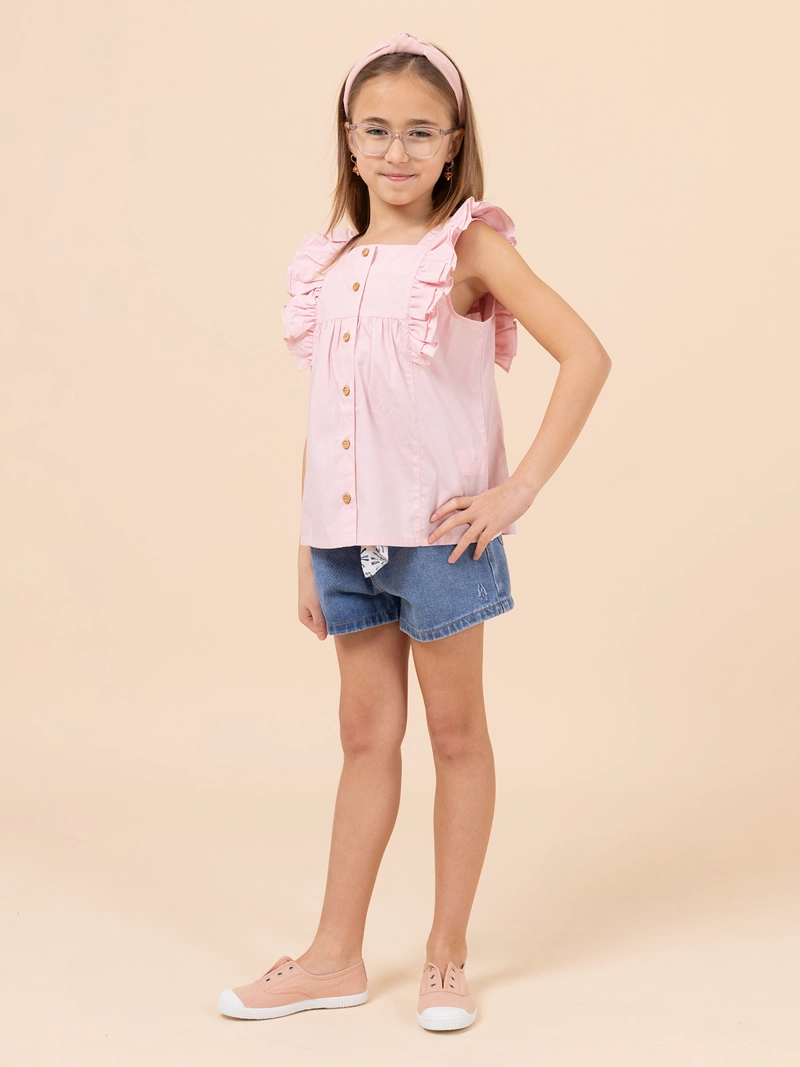 POLERA NIÑA PADUA ROSADO HUSH PUPPIES KIDS - 2