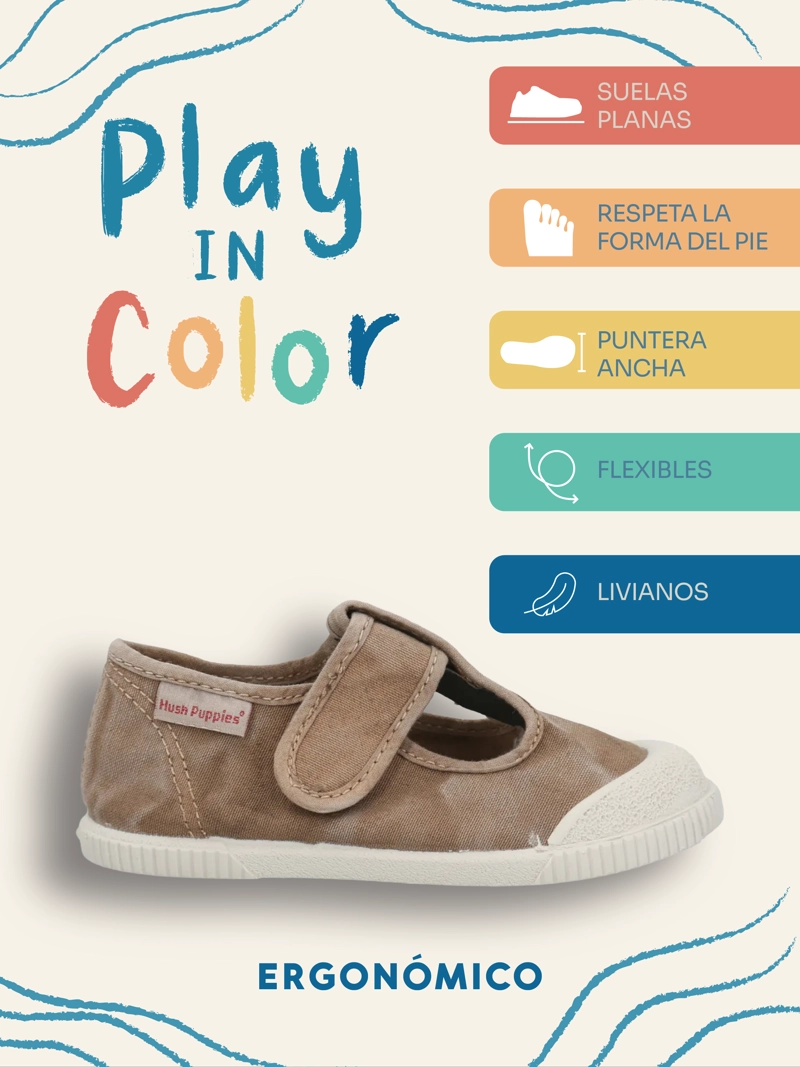GUILLERMINA NIÑA TOPA TAUPE HUSH PUPPIES KIDS - 2