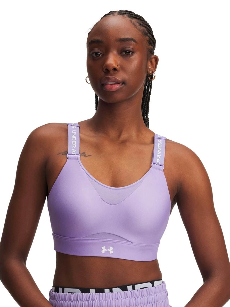 PETO TRAINING PARA MUJER INFINITY HIGH 2 MORADO UA - 1