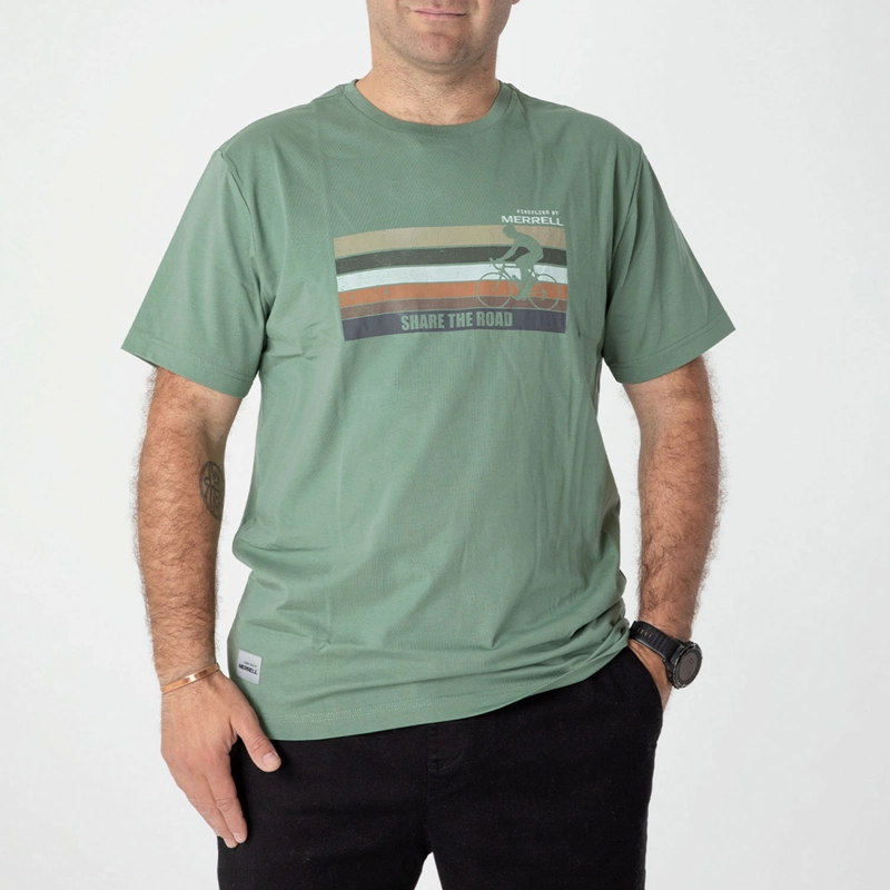 MERRELL POLERA HOMBRE FIREFLIES VERDE MERRELL