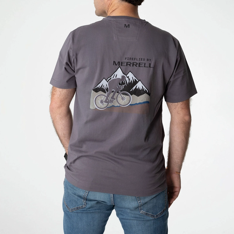 POLERA HOMBRE FIREFLIES AZUL MERRELL - 4