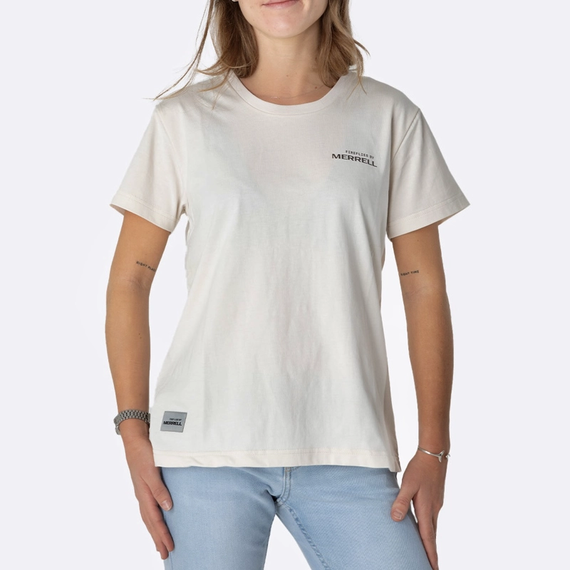 POLERA MUJER FIREFLIES CREMA MERRELL - 1