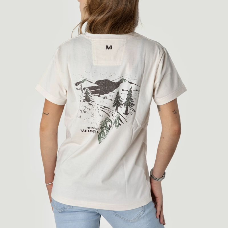 POLERA MUJER FIREFLIES CREMA MERRELL - 4