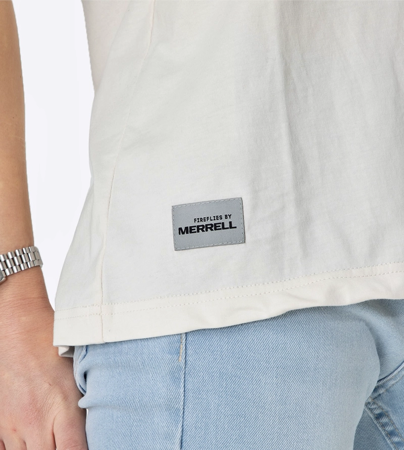 POLERA MUJER FIREFLIES CREMA MERRELL - 5