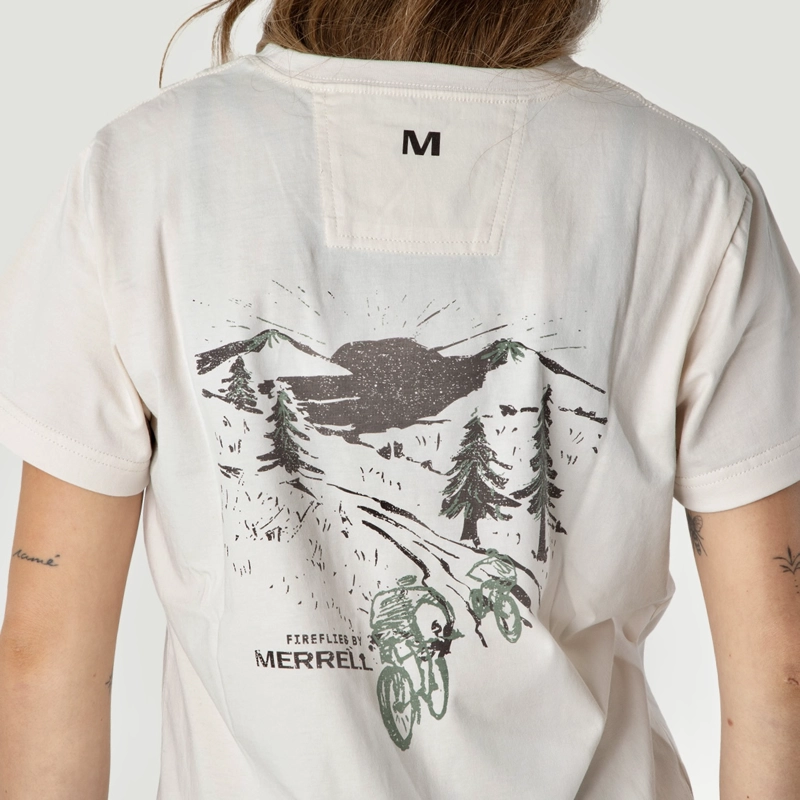 POLERA MUJER FIREFLIES CREMA MERRELL - 6