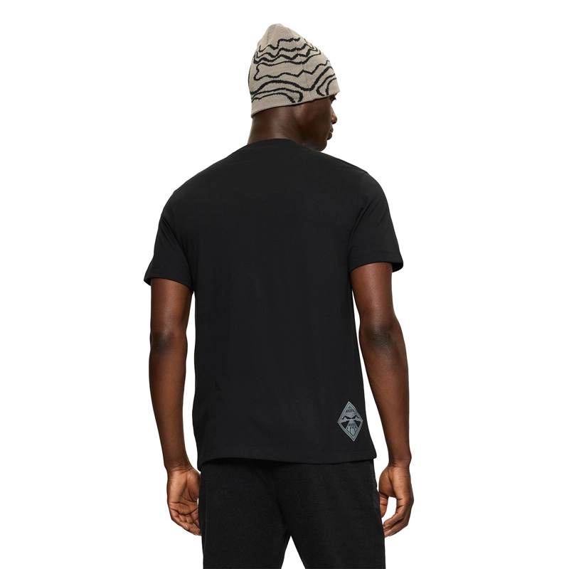 POLERA MANGA CORTA HOMBRE WORRY LESS NEGRO MERRELL - 4