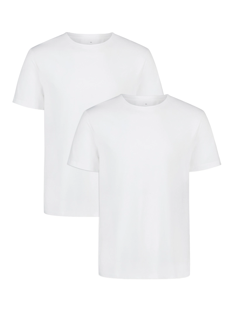 CAMISETA MANGA CORTA DE ALGODON PARA HOMBRE 2PK UA - 1