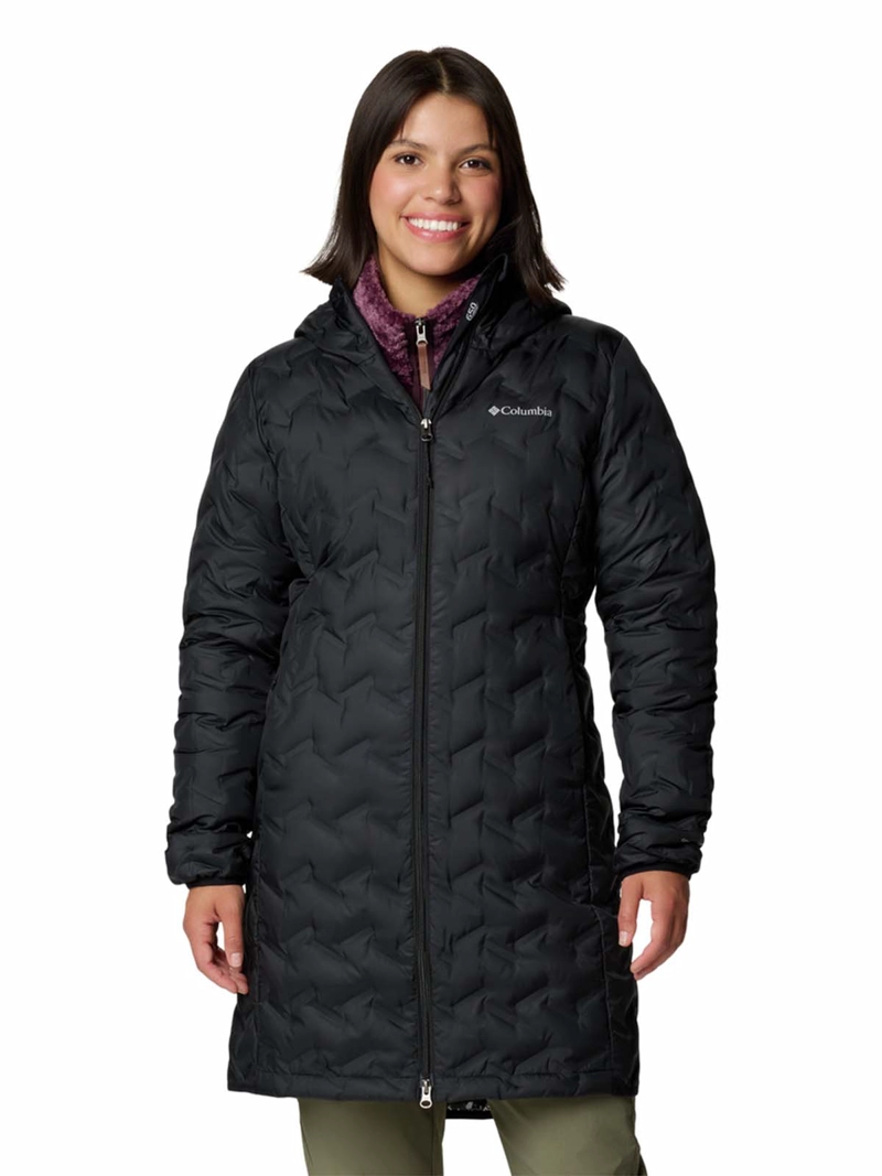 PARKA MUJER DELTA RIDGE II NEGRO COLUMBIA - 1
