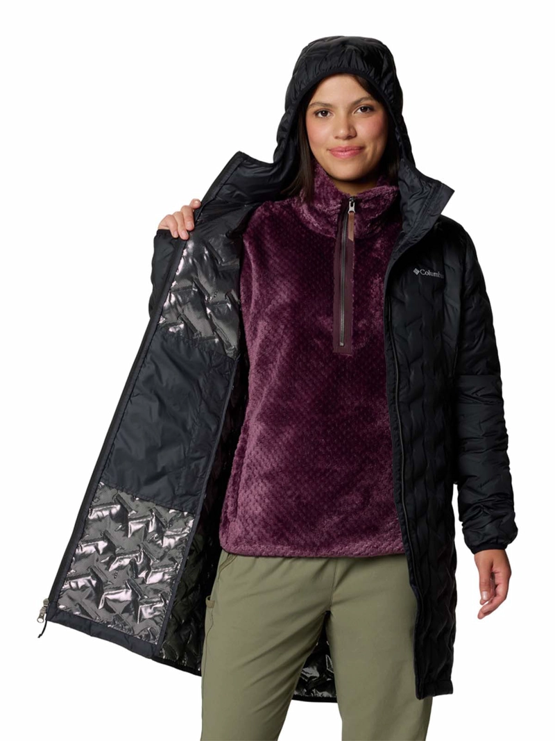 PARKA MUJER DELTA RIDGE II NEGRO COLUMBIA - 5