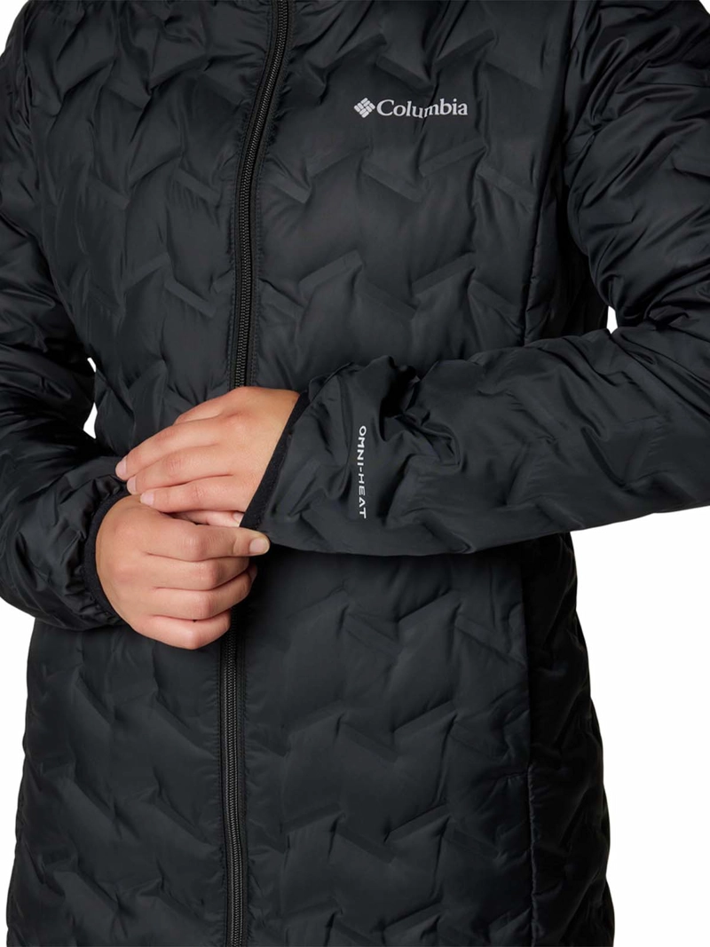 PARKA MUJER DELTA RIDGE II NEGRO COLUMBIA - 6