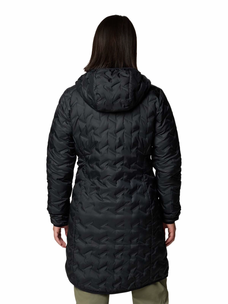PARKA MUJER DELTA RIDGE II NEGRO COLUMBIA - 8