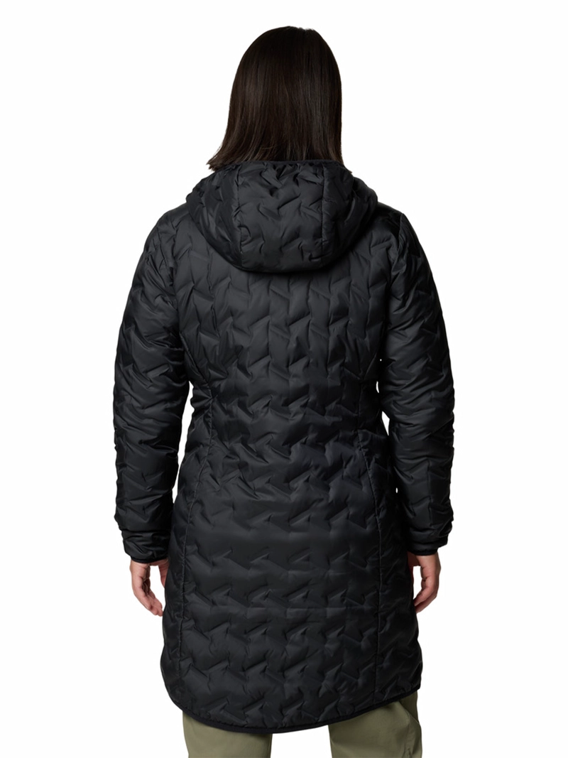 PARKA MUJER DELTA RIDGE II NEGRO COLUMBIA - 9