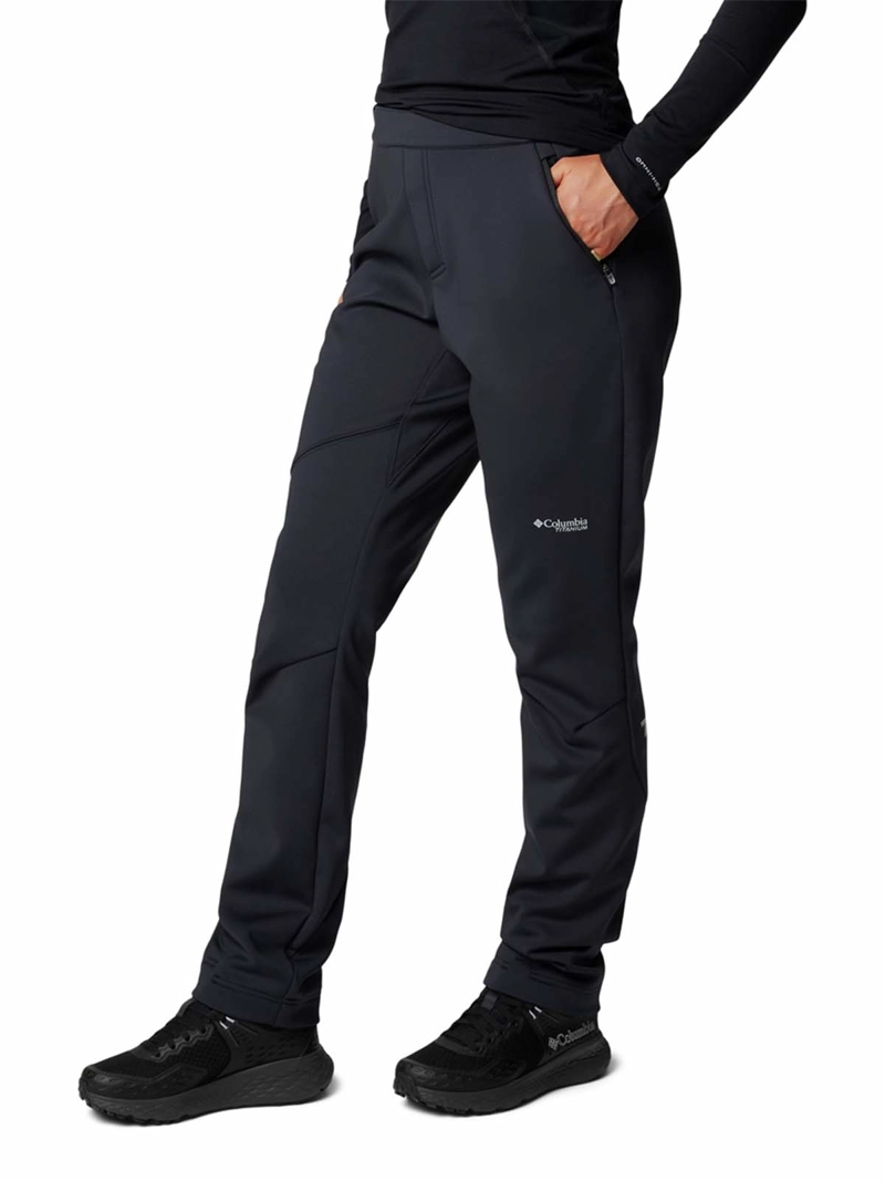 PANTALON MUJER VAST CANYON NEGRO COLUMBIA - 2