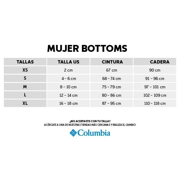 PANTALON MUJER VAST CANYON NEGRO COLUMBIA - 3