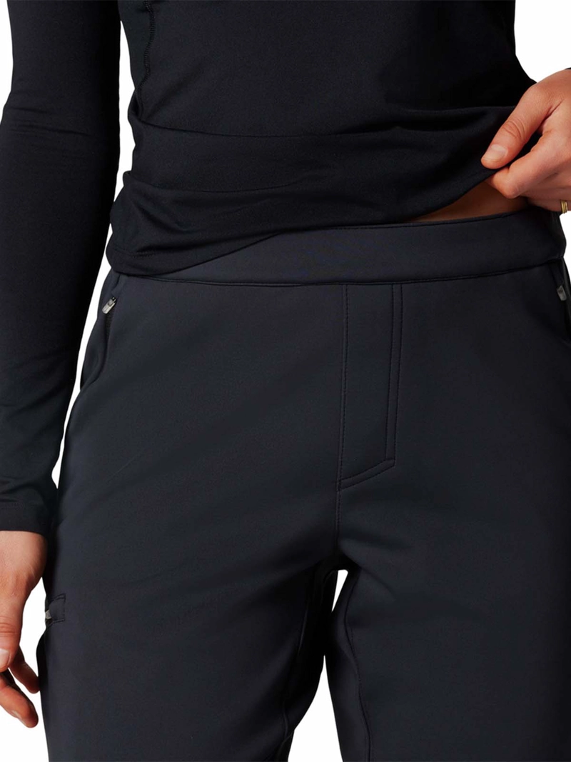 PANTALON MUJER VAST CANYON NEGRO COLUMBIA - 4
