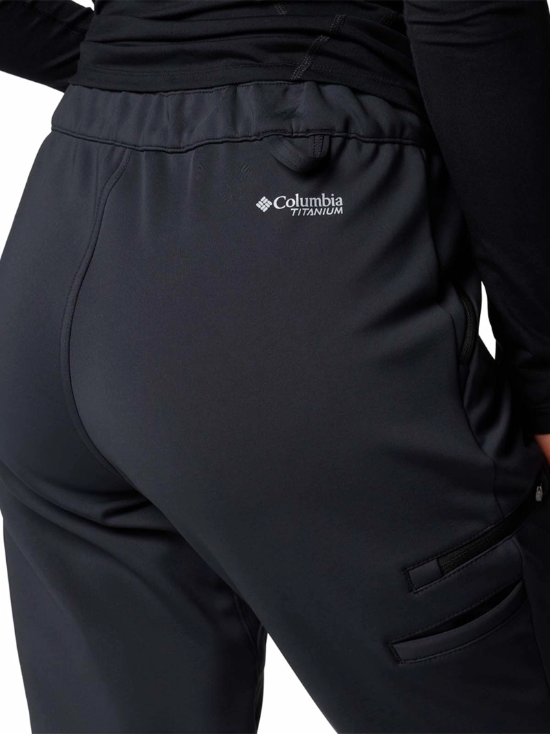 PANTALON MUJER VAST CANYON NEGRO COLUMBIA - 5