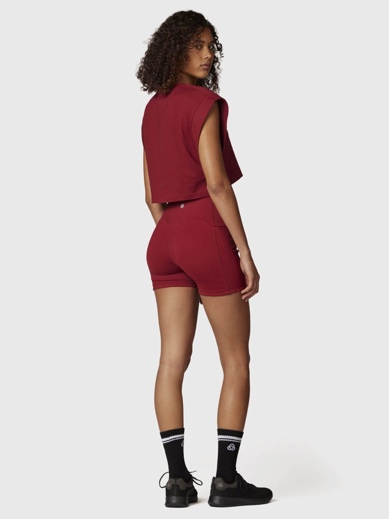 SHORT MUJER POCKET ALOE GRANATE  BSOUL - 6