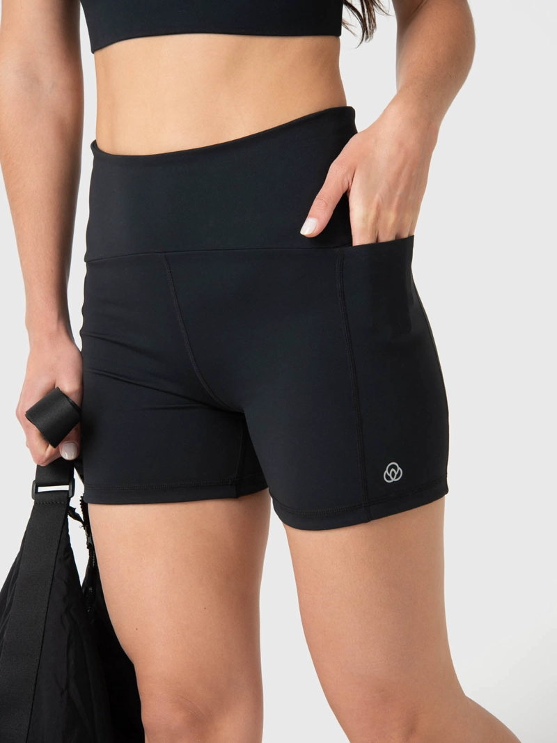 SHORT MUJER POCKET ALOE NEGRO  BSOUL - 2