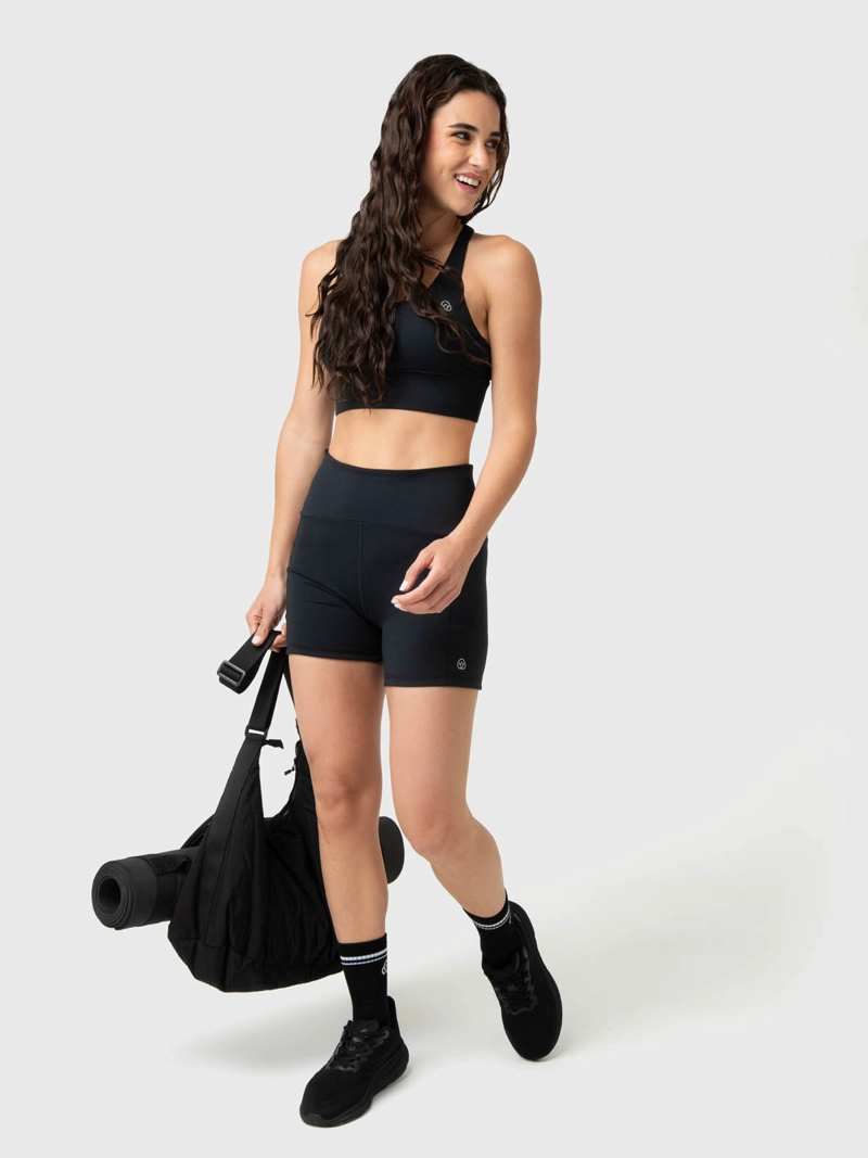 SHORT MUJER POCKET ALOE NEGRO  BSOUL - 5