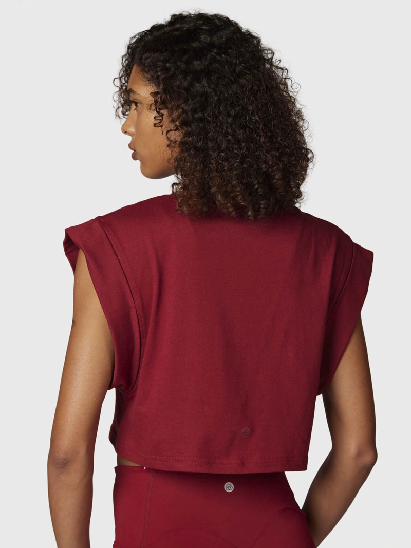 POLERA MUJER CLARISSA GRANATE  BSOUL - 4
