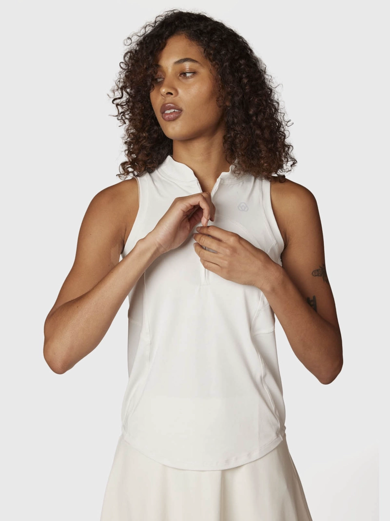 BSOUL POLERA MUJER TANK HALF ZIPPER CRUDO  BSOUL