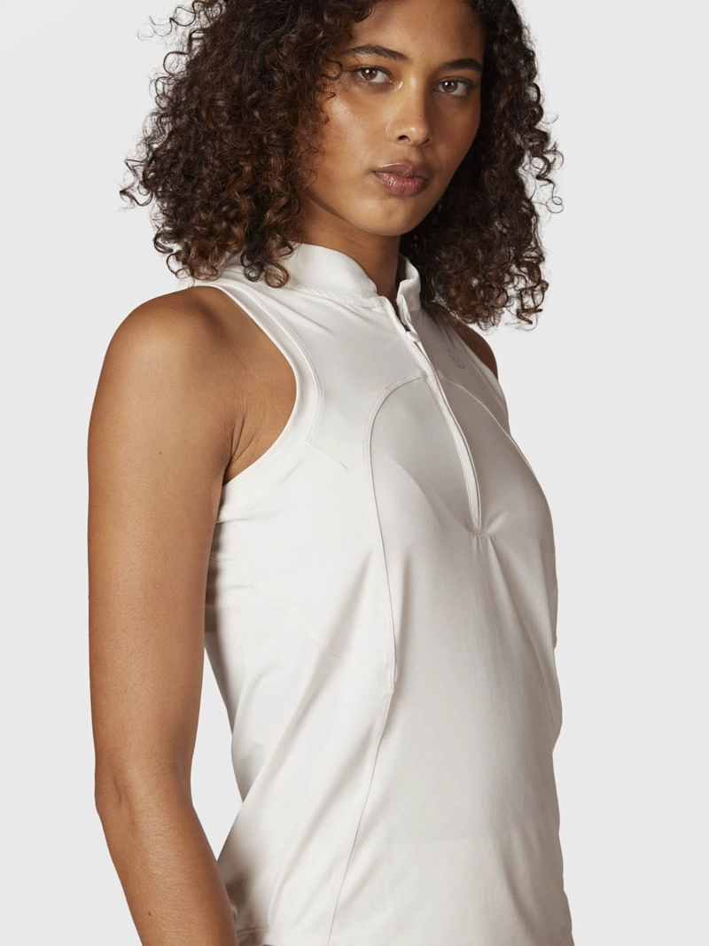 POLERA MUJER TANK HALF ZIPPER CRUDO  BSOUL - 2