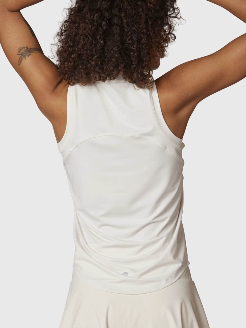 POLERA MUJER TANK HALF ZIPPER CRUDO  BSOUL - 4