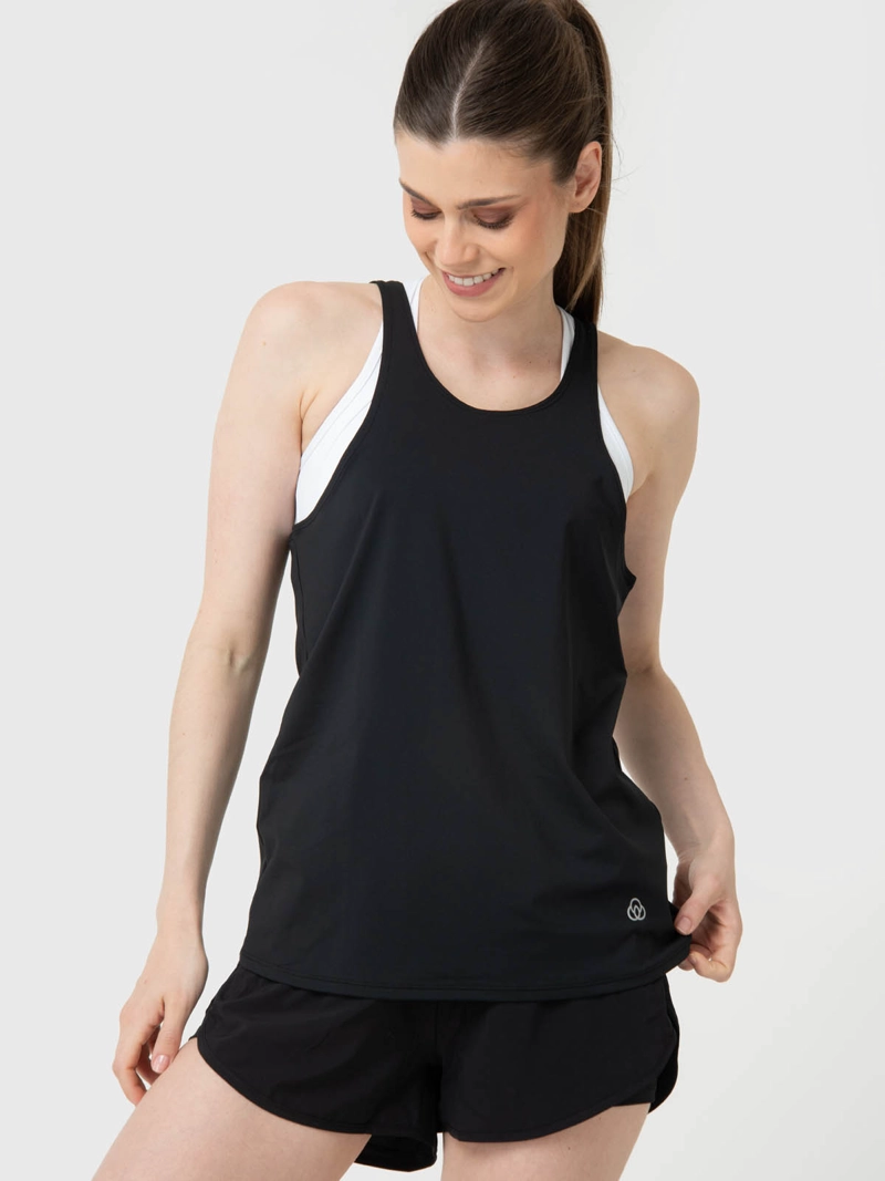 POLERA MUJER TANK CLOE ALOE NEGRO  BSOUL - 1